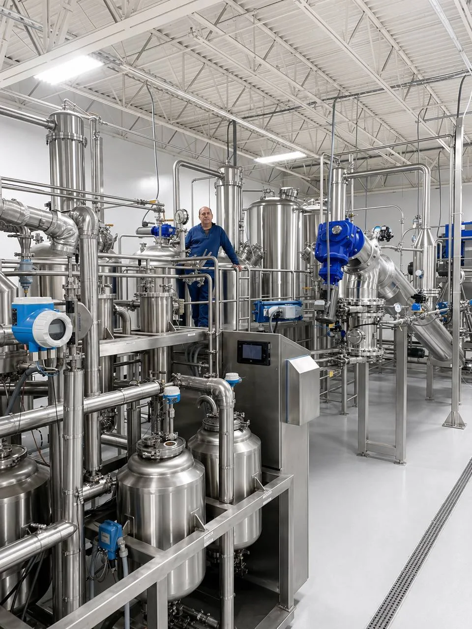 GIH Life Sciences stainless production equipment for capsule manufacturing and supplement production